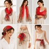 FAIRYGATE Schals & Tücher für Damen Modischer Damen Schal Stola Halstuch Tuch aus Chiffon für Frühling Sommer Ganzjährig(51022)