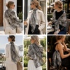 FAIRYGATE Schals & Tücher für Damen Modischer Damen Schal Stola Halstuch Tuch aus Chiffon für Frühling Sommer Ganzjährig(51024)