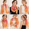 FAIRYGATE Schals & Tücher für Damen Modischer Damen Schal Stola Halstuch Tuch aus Chiffon für Frühling Sommer Ganzjährig(51028)