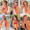 FAIRYGATE Schals & Tücher für Damen Modischer Damen Schal Stola Halstuch Tuch aus Chiffon für Frühling Sommer Ganzjährig(51028)