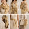 FAIRYGATE Schals & Tücher für Damen Modischer Damen Schal Stola Halstuch Tuch aus Chiffon für Frühling Sommer Ganzjährig(51033)