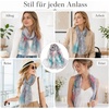 FAIRYGATE Schals & Tücher für Damen Modischer Damen Schal Stola Halstuch Tuch aus Chiffon für Frühling Sommer Ganzjährig(FDKRA5230)