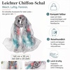 FAIRYGATE Schals & Tücher für Damen Modischer Damen Schal Stola Halstuch Tuch aus Chiffon für Frühling Sommer Ganzjährig(FDKRA5230)
