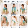FAIRYGATE Schals & Tücher für Damen Modischer Damen Schal Stola Halstuch Tuch aus Chiffon für Frühling Sommer Ganzjährig(FDKRA5231)