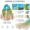 FAIRYGATE Schals & Tücher für Damen Modischer Damen Schal Stola Halstuch Tuch aus Chiffon für Frühling Sommer Ganzjährig(FDKRA5231)