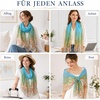 FAIRYGATE Schals & Tücher für Damen Modischer Damen Schal Stola Halstuch Tuch aus Chiffon für Frühling Sommer Ganzjährig(FDKRA5231)