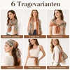 FAIRYGATE Schals & Tücher für Damen Modischer Damen Schal Stola Halstuch Tuch aus Chiffon für Frühling Sommer Ganzjährig(FDKRA5234)