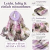 FAIRYGATE Schals & Tücher für Damen Modischer Damen Schal Stola Halstuch Tuch aus Chiffon für Frühling Sommer Ganzjährig(FDKRA5237)