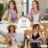 FAIRYGATE Schals & Tücher für Damen Modischer Damen Schal Stola Halstuch Tuch aus Chiffon für Frühling Sommer Ganzjährig(FDKRA5237)