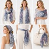 FAIRYGATE Schals & Tücher für Damen Modischer Damen Schal Stola Halstuch Tuch aus Chiffon für Frühling Sommer Ganzjährig(Fdkra4314)