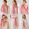 FAIRYGATE Schals & Tücher für Damen Modischer Damen Schal Stola Halstuch Tuch aus Chiffon für Frühling Sommer Ganzjährig(Fdkra4315)