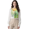 FAIRYGATE Schals & Tücher für Damen Modischer Damen Schal Stola Halstuch Tuch aus Chiffon für Frühling Sommer Ganzjährig(Fdkra4317)