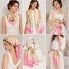 FAIRYGATE Schals & Tücher für Damen Modischer Damen Schal Stola Halstuch Tuch aus Chiffon für Frühling Sommer Ganzjährig(Fdkra4321)