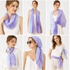 FAIRYGATE Schals & Tücher für Damen Seidenschals Damen Leicht Seidentuch Chiffon Silk Schal Halstuch Tuch Geschenk Frauen 20A41(DA4105)