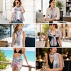 FAIRYGATE Schals & Tücher für Damen Seidenschals Damen Leicht Seidentuch Chiffon Silk Schal Halstuch Tuch Geschenk Frauen 20A41(DA4118)