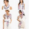 FAIRYGATE Schals & Tücher für Damen Seidenschals Damen Leicht Seidentuch Chiffon Silk Schal Halstuch Tuch Geschenk Frauen 20A41(DA4118)