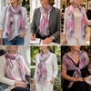 FAIRYGATE Schals & Tücher für Damen Seidenschals Damen Leicht Seidentuch Chiffon Silk Schal Halstuch Tuch Geschenk Frauen 20A41(DA4119)