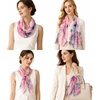FAIRYGATE Schals & Tücher für Damen Seidenschals Damen Leicht Seidentuch Chiffon Silk Schal Halstuch Tuch Geschenk Frauen 20A41(DA4121)