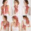 FAIRYGATE Schals & Tücher für Damen Seidenschals Damen Leicht Seidentuch Chiffon Silk Schal Halstuch Tuch Geschenk Frauen 20A41(DA4123)
