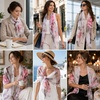 FAIRYGATE Schals & Tücher für Damen Seidenschals Damen Leicht Seidentuch Chiffon Silk Schal Halstuch Tuch Geschenk Frauen 20A41(FDKRA4124)