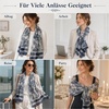 FAIRYGATE Schals & Tücher für Damen Seidenschals Damen Leicht Seidentuch Chiffon Silk Schal Halstuch Tuch Geschenk Frauen 20A41(FDKRA5131)