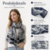 FAIRYGATE Schals & Tücher für Damen Seidenschals Damen Leicht Seidentuch Chiffon Silk Schal Halstuch Tuch Geschenk Frauen 20A41(FDKRA5131)
