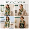 FAIRYGATE Schals & Tücher für Damen Seidenschals Damen Leicht Seidentuch Chiffon Silk Schal Halstuch Tuch Geschenk Frauen 20A41(FDKRA5136)