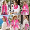FAIRYGATE Schals & Tücher für Damen Seidenschals Damen Leicht Seidentuch Chiffon Silk Schal Halstuch Tuch Geschenk Frauen 20A41(Fdkra5106)