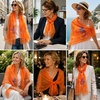 FAIRYGATE Schals & Tücher für Damen Seidenschals Damen Leicht Seidentuch Chiffon Silk Schal Halstuch Tuch Geschenk Frauen 20A41(Fdkra5116)