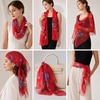 FAIRYGATE Schals & Tücher für Damen Seidenschals Damen Leicht Seidentuch Chiffon Silk Schal Halstuch Tuch Geschenk Frauen 20A41(Fdkra5122)
