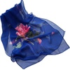 FAIRYGATE Schals & Tücher für Damen Seidenschals Damen Leicht Seidentuch Chiffon Silk Schal Halstuch Tuch Geschenk Frauen 20A41(Fdkra5124)