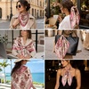 FAIRYGATE Seide Schal Damen Halstücher Seidentuch Schals Halstuch Seidenschal Scarf Bandana Taschentuch Handgelenk Kopftücher Einheitsgröße 78(78007)