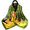 FAIRYGATE Seide Schal Damen Halstücher Seidentuch Schals Halstuch Seidenschal Scarf Bandana Taschentuch Handgelenk Kopftücher Einheitsgröße 78(78012)