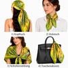 FAIRYGATE Seide Schal Damen Halstücher Seidentuch Schals Halstuch Seidenschal Scarf Bandana Taschentuch Handgelenk Kopftücher Einheitsgröße 78(78012)