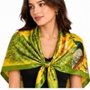 FAIRYGATE Seide Schal Damen Halstücher Seidentuch Schals Halstuch Seidenschal Scarf Bandana Taschentuch Handgelenk Kopftücher Einheitsgröße 78(78012)