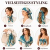 FAIRYGATE Seide Schal Damen Halstücher Seidentuch Schals Halstuch Seidenschal Scarf Bandana Taschentuch Handgelenk Kopftücher Einheitsgröße 78(78014)