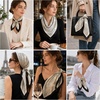 FAIRYGATE Seide Schal Damen Halstücher Seidentuch Schals Halstuch Seidenschal Scarf Bandana Taschentuch Handgelenk Kopftücher Einheitsgröße 78(78015)
