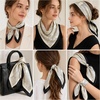 FAIRYGATE Seide Schal Damen Halstücher Seidentuch Schals Halstuch Seidenschal Scarf Bandana Taschentuch Handgelenk Kopftücher Einheitsgröße 78(78015)