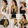 FAIRYGATE Seide Schal Damen Halstücher Seidentuch Schals Halstuch Seidenschal Scarf Bandana Taschentuch Handgelenk Kopftücher Einheitsgröße 78(78016)