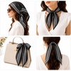 FAIRYGATE Seide Schal Damen Halstücher Seidentuch Schals Halstuch Seidenschal Scarf Bandana Taschentuch Handgelenk Kopftücher Einheitsgröße 78(78017)