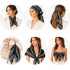 FAIRYGATE Seide Schal Damen Halstücher Seidentuch Schals Halstuch Seidenschal Scarf Bandana Taschentuch Handgelenk Kopftücher Einheitsgröße 78(78017)