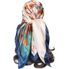 FAIRYGATE Seide Schal Damen Halstücher Seidentuch Schals Halstuch Seidenschal Scarf Bandana Taschentuch Handgelenk Kopftücher Einheitsgröße 78(D90022)