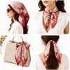 FAIRYGATE Seide Schal Damen Halstücher Seidentuch Schals Halstuch Seidenschal Scarf Bandana Taschentuch Handgelenk Kopftücher Einheitsgröße 78(D90023)
