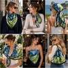 FAIRYGATE Seide Schal Damen Halstücher Seidentuch Schals Halstuch Seidenschal Scarf Bandana Taschentuch Handgelenk Kopftücher Einheitsgröße 78(Fdas28007)