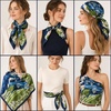FAIRYGATE Seide Schal Damen Halstücher Seidentuch Schals Halstuch Seidenschal Scarf Bandana Taschentuch Handgelenk Kopftücher Einheitsgröße 78(Fdas28007)