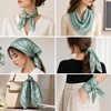FAIRYGATE Seide Schal Damen Halstücher Seidentuch Schals Halstuch Seidenschal Scarf Bandana Taschentuch Handgelenk Kopftücher Einheitsgröße 78(Fdas28010)