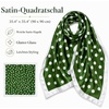 FAIRYGATE Seide Schal Damen Halstücher Seidentuch Schals Halstuch Seidenschal Scarf Bandana Taschentuch Handgelenk Kopftücher Einheitsgröße 78(Fdas28015)