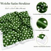 FAIRYGATE Seide Schal Damen Halstücher Seidentuch Schals Halstuch Seidenschal Scarf Bandana Taschentuch Handgelenk Kopftücher Einheitsgröße 78(Fdas28015)