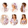 FAIRYGATE Seide Schal Damen Halstücher Seidentuch Schals Halstuch Seidenschal Scarf Bandana Taschentuch Handgelenk Kopftücher Einheitsgröße 78(Fdas28018)