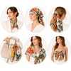 FAIRYGATE Seide Schal Damen Halstücher Seidentuch Schals Halstuch Seidenschal Scarf Bandana Taschentuch Handgelenk Kopftücher Einheitsgröße 78(Fdas28022)